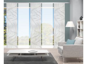4056751515696 - Schiebegardine VISION PACEY Gr 1 grau (taupe) B60cm H260cm Polyester Gardinen SETSCHIEBEVORHANGBAMBUSDIGITALDRUCK