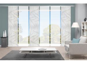 4056751515702 - Schiebegardine VISION PACEY Gr 1 grau (taupe) B60cm H260cm Polyester Gardinen SETSCHIEBEVORHANGBAMBUSDIGITALDRUCK