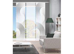 4056751515832 - Schiebegardine VISION BEXON Gr 1 grau B60cm H260cm Polyester Gardinen SETSCHIEBEVORHANGBAMBUSDIGITALDRUCK