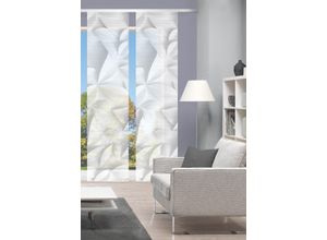 4056751516068 - Schiebegardine VISION FLYNN Gr 1 grau B60cm H260cm Polyester Gardinen SETSCHIEBEVORHANGBAMBUSDIGITALDRUCK