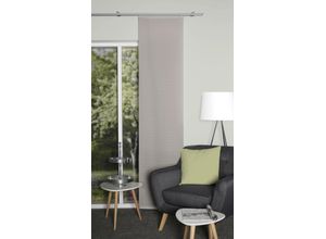 4056751519700 - Schiebegardine HOME WOHNIDEEN TURIN Gr 1 grau (grau stein) B57cm H245cm Polyester Gardinen