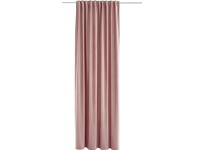 4056751521604 - Vorhang SAMT Gr 1 rosa (altrosa) B140cm H145cm Polyester GUIDO MARIA KRETSCHMER HOME & LIVING Gardinen blickdicht monochrom Samt Optik basic