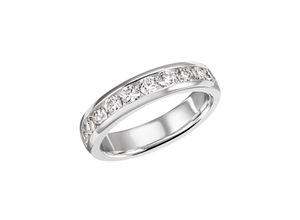 4056779939832 - Fingerring FIRETTI Schmuck Geschenk Silber 925 Silberring Ring Memoire-Optik glitzernd Fingerringe Gr 58 Silber 925 (Sterlingsilber) 47 mm silberfarben (silberfarben kristallweiß kristallweiß) Damen Fingerringe mit Zirkonia (synth)