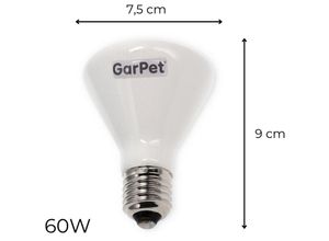 4056791019994 - Garpet - Dunkelstrahler Keramiklampe 60 Watt