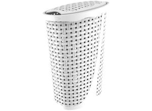 4056791031873 - Wäschebox Wäschesammler Wäschekorb Wäschebehälter Wäschetruhe Rattan Optik 60 cm