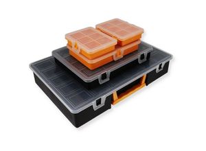 4056791045771 - Garpet - 5x Sortimentskasten Sortimentskoffer Sortier Kleinteile Organizer Magazin Box