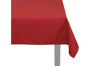 4056837033687 - Tischdecke HOSSNER - HOMECOLLECTION 322 Ventura Tischdecken Gr B L 150 cm x 250 cm 1 St rechteckig rot Tischdecken