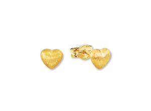 4056866001633 - Paar Ohrstecker AMOR Herz 2013408 Ohrringe Gr Gelbgold 375 gelb (gelbgoldfarben) Mädchen Mädchenschmuck