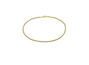 4056866013827 - Fußkette AMOR 2014681 Fußkettchen Gr Gelbgold 375 gelb (gelbgoldfarben) Strandaccessoires