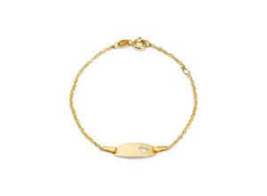 4056866013872 - Goldarmband AMOR Herz 2014686 Armbänder Gr Gelbgold 375 gelb (gelbgoldfarben) Mädchen Mädchenschmuck Gold 375