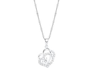 4056866024724 - amor Damen Kette mit Anhänger 925er Silber silber