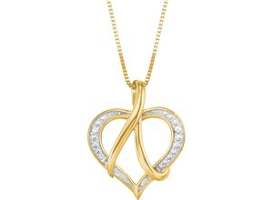 4056866045408 - amor Damen Kette mit Anhänger 585er Gelbgold gold