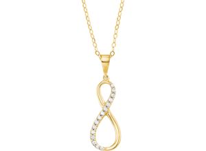 4056866046740 - amor Damen Kette mit Anhänger 585er Gelbgold gold