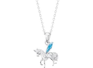 4056866052239 - amor Mädchen Kette mit Einhorn Anhänger 925er Silber silber 35