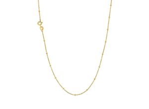 4056866059665 - Goldkette AMOR 2022939 Halsketten Gr Gelbgold 375 Länge 42 cm gelb (gelbgoldfarben) Damen Goldketten