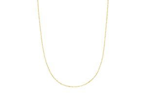 4056866065192 - Kette ohne Anhänger AMOR Classics 2023749 Halsketten Gr Gelbgold 375 Länge 50 cm goldfarben Damen Ketten ohne Anhänger Gold 375