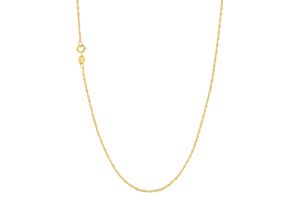 4056866075399 - Goldkette AMOR 2025691 Halsketten Gr Gelbgold 375 Länge 42 cm gelb (gelbgoldfarben) Damen Goldketten Made in Germany