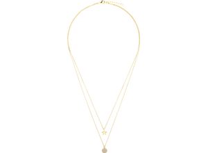 4056866089372 - amor Damen Kette mit Anhänger 2028430 925er Silber gold