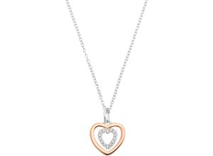 4056866124158 - amor Damen Kette mit Anhänger 925er Silber bicolor 99