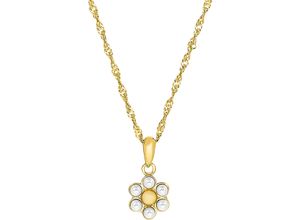 4056866129672 - amor Damen Halskette mit Anhänger 925er Silber gold 99