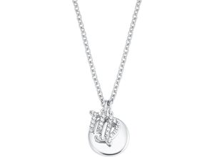 4056867027557 - Damen Kette mit Sternzeichen Anhänger Jungfrau 925er Sterling Silber silber