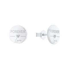 4056867027854 - Damen Ohrstecker Forever Love 2031411 925er Silber silber