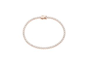 4056867032070 - Tennisarmband SOLIVER 2032919 2032920 2032921 Armbänder Gr Silber 925 (Sterlingsilber) rosegold (roségoldfarben weiß weiß) Damen Tennisarmbänder mit Zirkonia (synth)