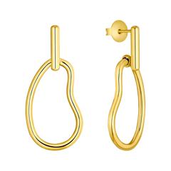 4056867043090 - Ohrstecker für Damen aus Edelstahl IP Gold