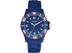 4056867048545 - Quarzuhr SOLIVER 2036495 Armbanduhren blau (dunkelblau) Kinder Armbanduhr Kinderuhr ideal auch als Geschenk