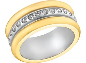 4056867049702 - Damen Ring Edelstahl bicolor 56