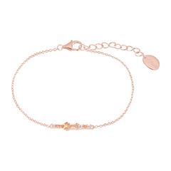 4056867050142 - Armband SOLIVER 2036880 Armbänder Gr Silber 925 (Sterlingsilber) goldfarben (roségoldfarben apricot weiß weiß) Damen Trachtenmode mit Zirkonia (synth)