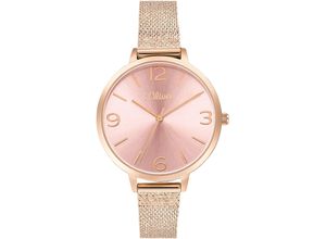 4056867050999 - Quarzuhr SOLIVER Armbanduhren rosa (rotgoldfarben) Damen Armbanduhr Damenuhr