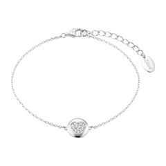 4056867051798 - Damenarmband Funkelndes Herz aus Sterlingsilber