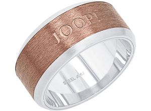 4056867053396 - Fingerring JOOP 2038041 -42 -44 -46 Fingerringe Gr 60 Edelstahl 10 mm braun (edelstahlfarben braun) Herren Fingerringe