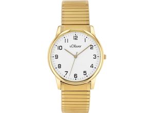 4056867054362 - Quarzuhr SOLIVER Armbanduhren goldfarben Damen Armbanduhr Damenuhr Herrenuhr Edelstahlarmband Zugband