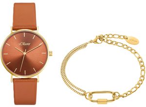 4056867054652 - Damen-Uhrenset 2038659 mit Armband gold