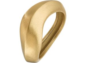 4056874029681 - Damen Ring Wave Edelstahl gold