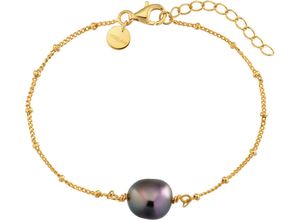 4056874031431 - Damen Armband 925er Silber mit Süßwasser-Zuchtperle gold 99