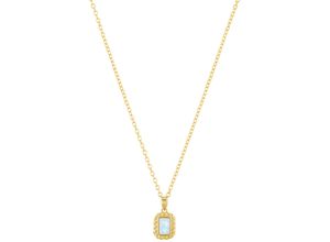 4056874036290 - Damen Kette mit Anhänger 925er Sterling Silber Opal gold