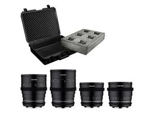 4056929230321 - MF 24 35 50 85 MK2 VDSLR Kofferset Sony E Objektiv Schwarz