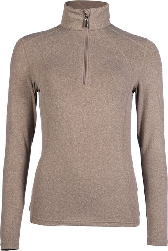 4057052628382 - Soft Thermo-Pullover - Größe S - Braun meliert