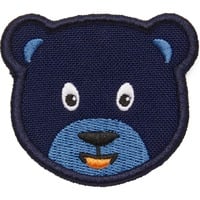 4057081118915 - Klett-Badge BÄR (78 x 76) in blau 4057081118915 - Klett-Badge BÄR (78 x 76) in blau