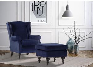 4057115255692 - Hocker GUTMANN FACTORY bunt (blau türkis dunkelgrün rot moosgrün) B55cm H44cm 100% Polyester Hocker