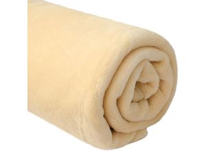 4057216012958 - - Microfaserdecke Oslo 140x200cm Beige - beige