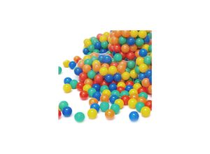 4057216037333 - Littletom - 600 bunte Bälle für Bällebad 7cm Babybälle Plastikbälle Baby Spielbälle - bunt