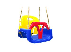 4057216041637 - Littletom - 3-in-1 Kinderschaukel Baby Garten Schaukel 40x43x33cm Indoor Outdoor - bunt