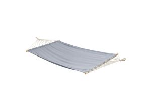4057216041897 - XXL Stabhängematte 200x120 Doppelhängematte 2 Personen Garten Hängematte Grau 4057216041897 - XXL Stabhängematte 200x120 Doppelhängematte 2 Personen Garten Hängematte Grau
