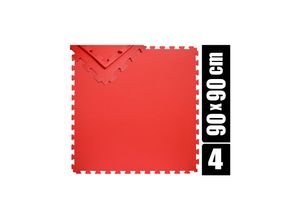 4057216042931 - 180x180 XL Trainingsmatte mit Rand - 4er Set 90x90 Bodenmatte 4057216042931 - 180x180 XL Trainingsmatte mit Rand - 4er Set 90x90 Bodenmatte