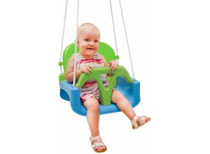 4057216044553 - Littletom - 3-in-1 Kinderschaukel für Baby und Kleinkind - 40x43x33 Gartenschaukel Outdoor - bunt