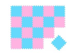 4057216045628 - Littletom - 18 Teile Baby Kinder Puzzlematte ab Null - 30x30 Puzzle Spielmatte Krabbelmatte